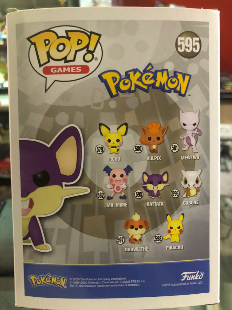 Funko Pop! Pokémon: Rattata - Funko (Pokémon) action figure collectible - Main Image 2