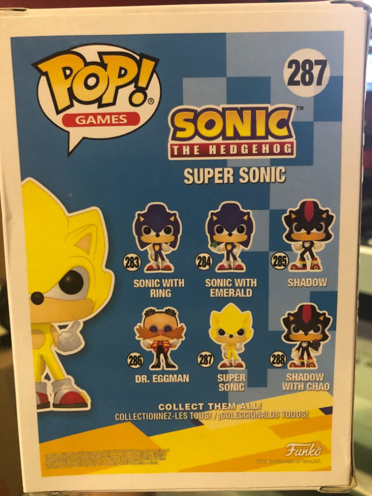 Funko Pop! Sonic the Hedgehog: Super Sonic - Funko (Sonic The Hedgehog) action figure collectible - Main Image 2