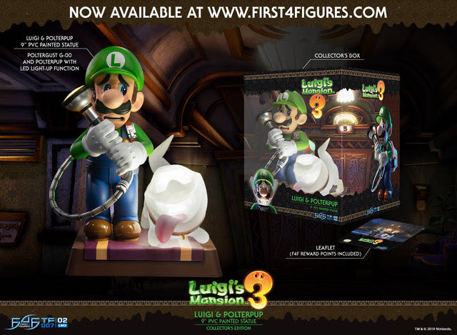 F4F Luigi & Polterpup - First 4 Figures (Luigi’s Mansion 3) action figure collectible - Main Image 4