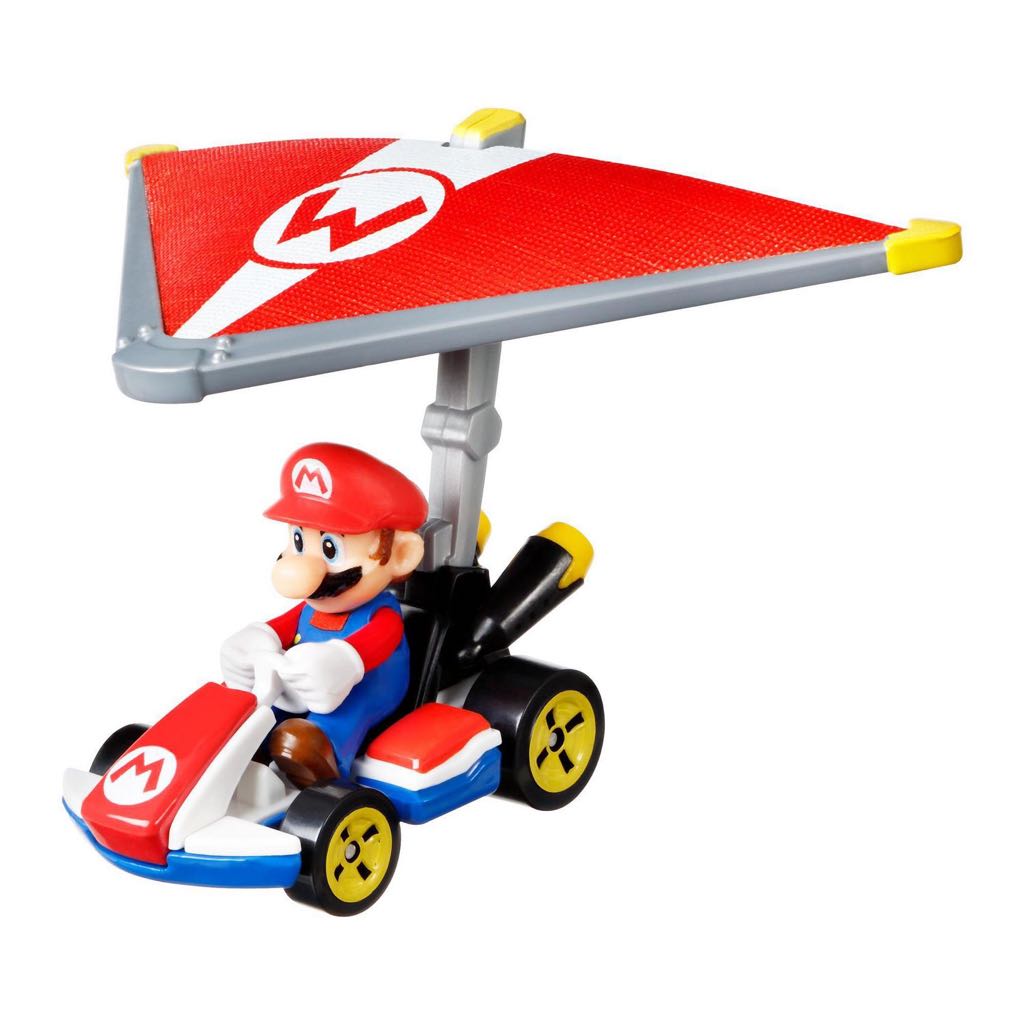 Hot Wheels: Mario Kart: Mario (Standard Kart + Super Glider) - Mattel (Hot Wheels) (Mario Kart 8) action figure collectible - Main Image 2