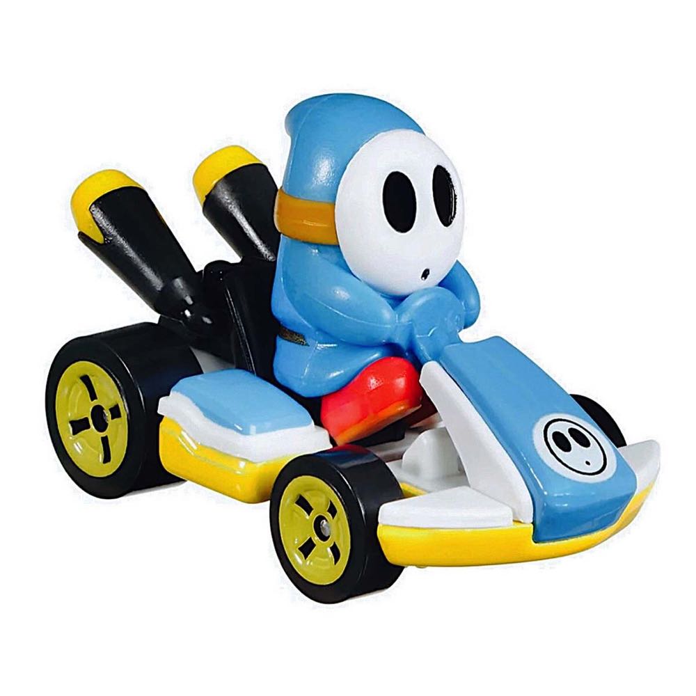 Light Blue Shy Guy (Standard Kart) - Hot Wheels (Mario Kart) action figure collectible - Main Image 3