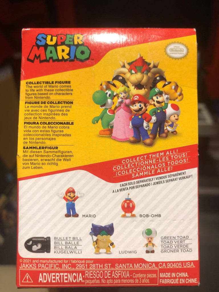World of Nintendo: Super Mario: Ludwig Von Koopa - Jakks Pacific (Super Mario) action figure collectible - Main Image 2