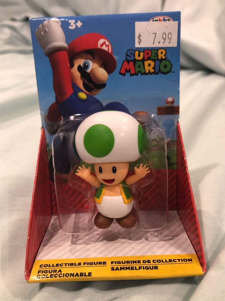 World of Nintendo: Super Mario: Green Toad - Jakks Pacific (Super Mario) action figure collectible - Main Image 2