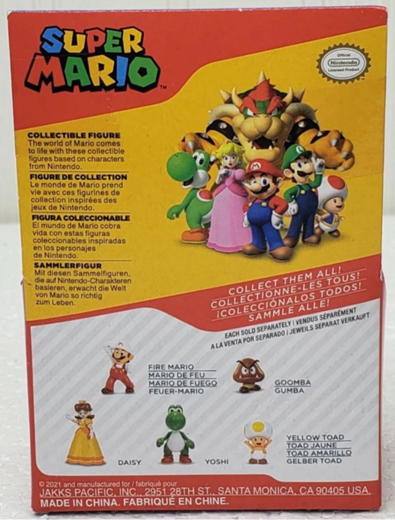 World of Nintendo: Super Mario: Daisy - Jakks Pacific (Super Mario) action figure collectible - Main Image 2