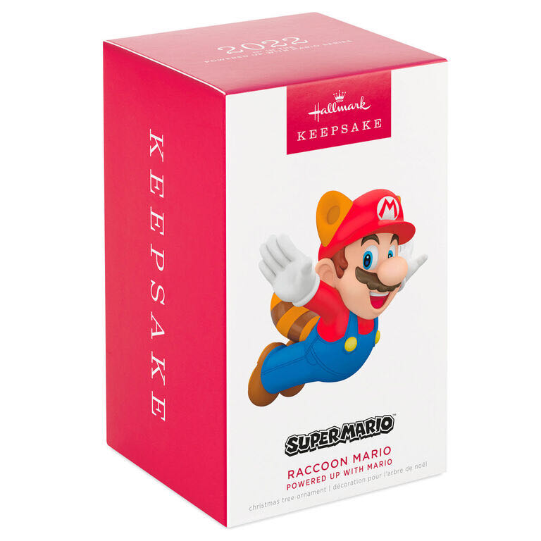 Hallmark: Super Mario: Raccoon Mario Ornament - Hallmark (Super Mario) action figure collectible - Main Image 2