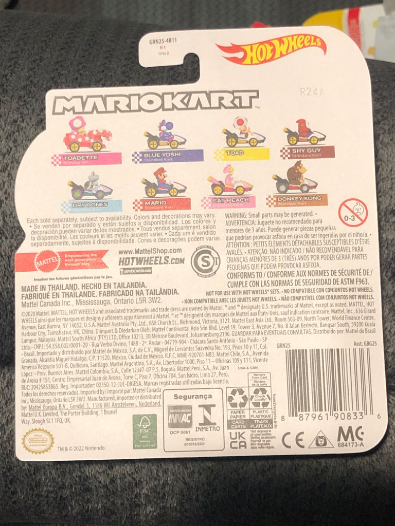 Hot Wheels: Mario Kart: Shy Guy (Standard Kart) - Mattel (Hot Wheels) (Mario Kart) action figure collectible - Main Image 2