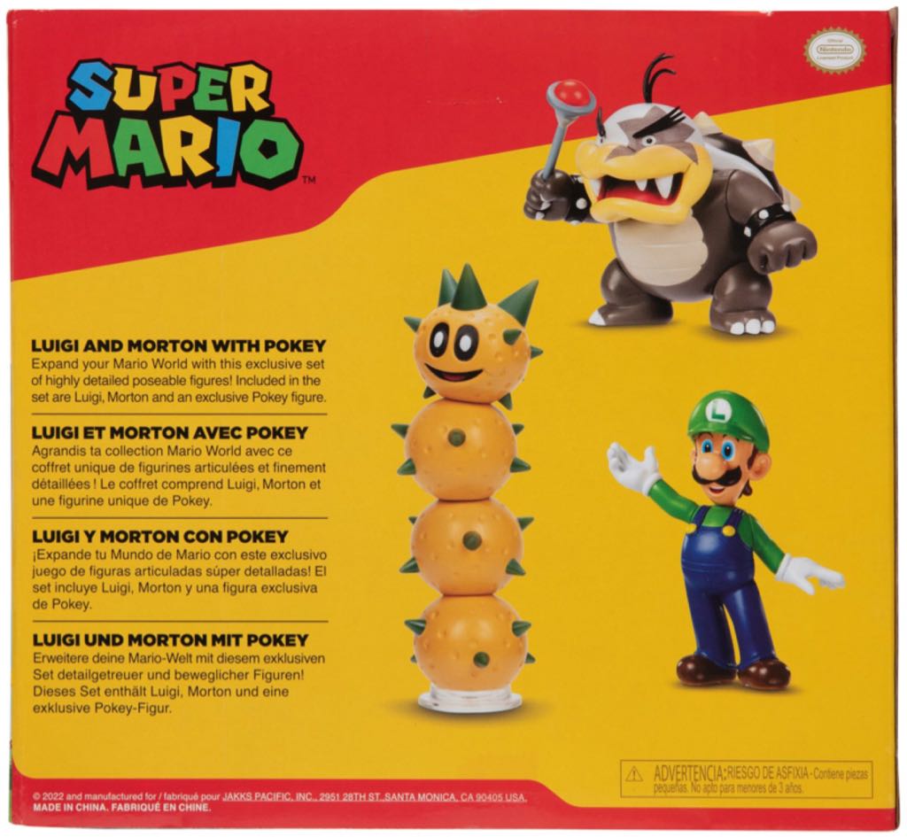 World of Nintendo: Super Mario: Morton Koopa Jr. Pack - Jakks Pacific (Super Mario) action figure collectible - Main Image 2
