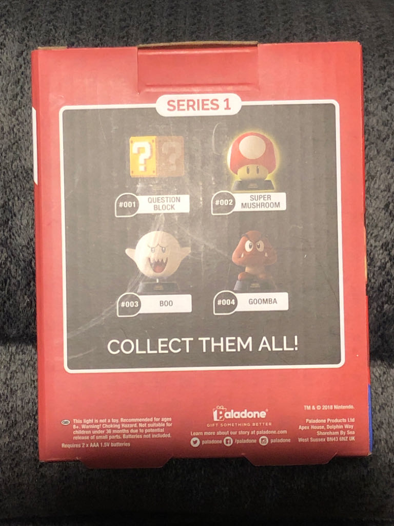Paladone: Super Mario: Super Mushroom Light - Paladone (Super Mario) action figure collectible - Main Image 2
