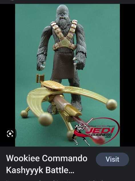 Star Wars Wookiee Warrior  action figure collectible - Main Image 2