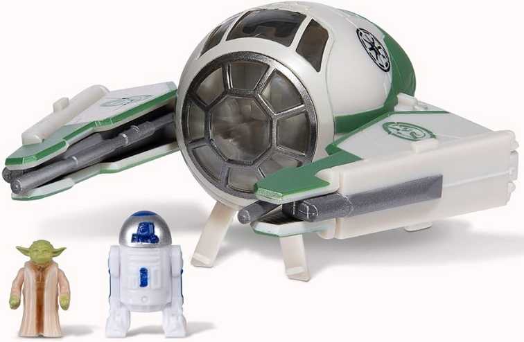 Yoda And R2-D2 With Jedi Starfighter - Jazwares LLC (Star Wars) action figure collectible [Barcode 191726416159] - Main Image 2
