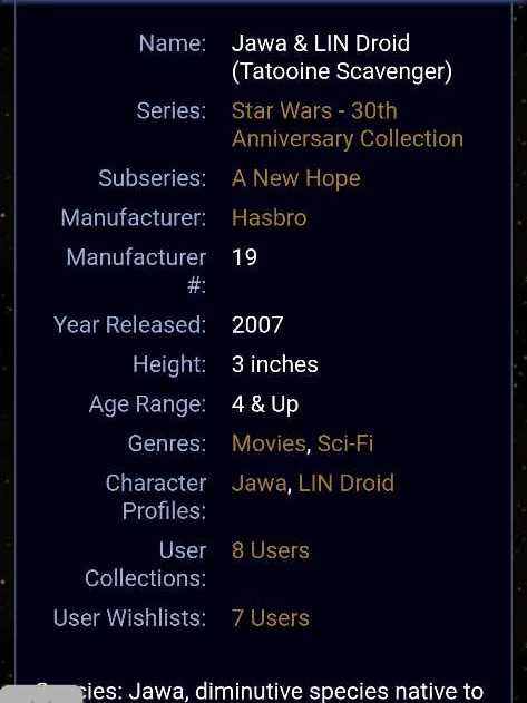 Star Wars Jawa   action figure collectible - Main Image 3