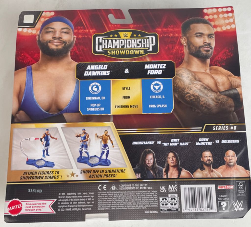 Street Profits - Mattel Wwe (WWE Championship Showdown Series 8) action figure collectible [Barcode 194735027514] - Main Image 2