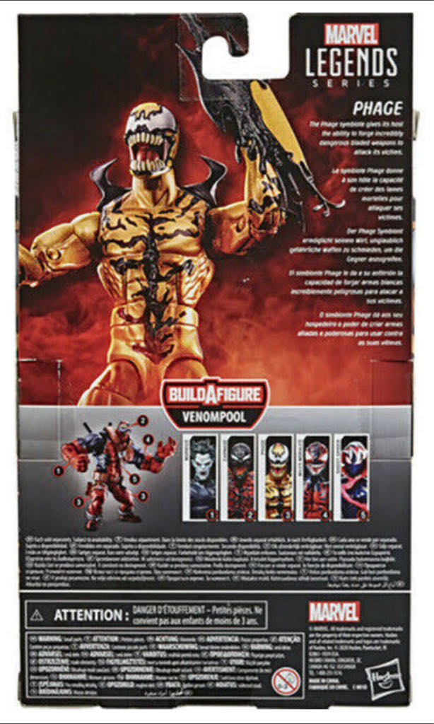 Loose Marvel - Spiderman Foes -Phage - Hasbro (Marvel Legends) action figure collectible - Main Image 2