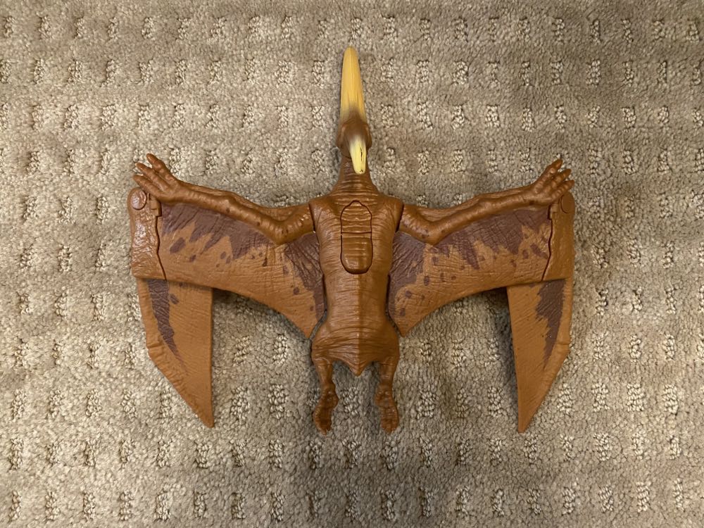 Pteranodon: Brown & Yellow Variant - Mattel (Jurassic World Camp Cretaceous) action figure collectible - Main Image 3