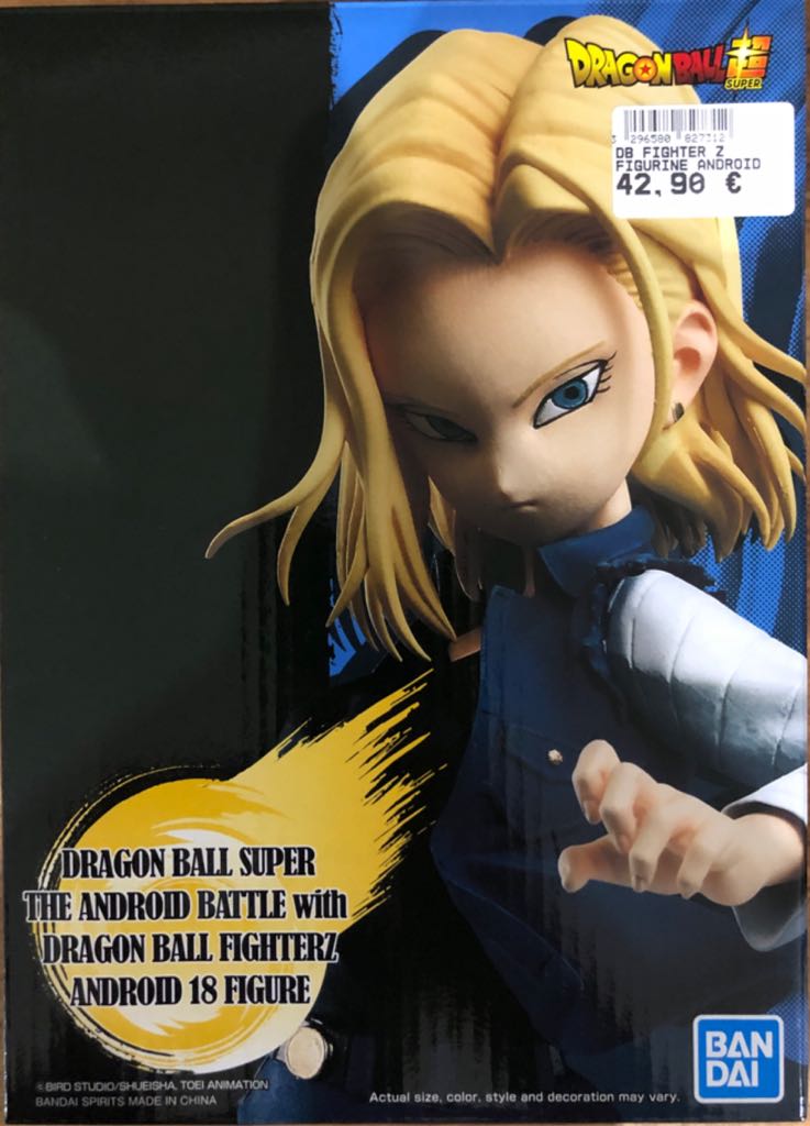 Android C 18 - The Android Battle / DB Fighter Z (Dragon Ball Super) action figure collectible [Barcode 3296580827312] - Main Image 2