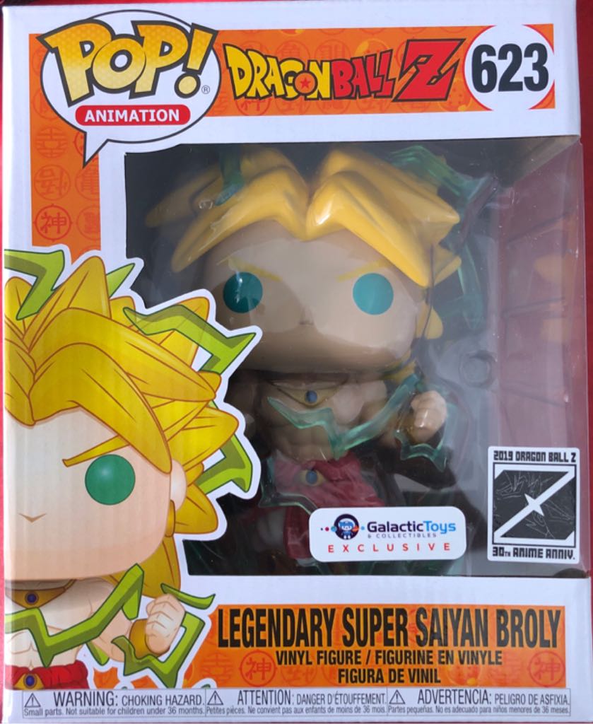 623 Legendary Super Saiyan Broly - Funko Pop ! Animation (Dragon Ball Z) action figure collectible - Main Image 2