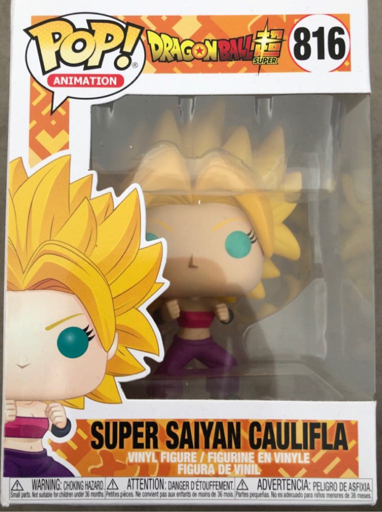 816 Super Saiyan Caulifla - Funko Pop ! Animation (Dragon Ball Super) action figure collectible - Main Image 2