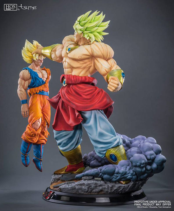 Broly King Of Destruction 1/4 - Resine / Tsume-Arts / HQS + (HQS +) action figure collectible - Main Image 2