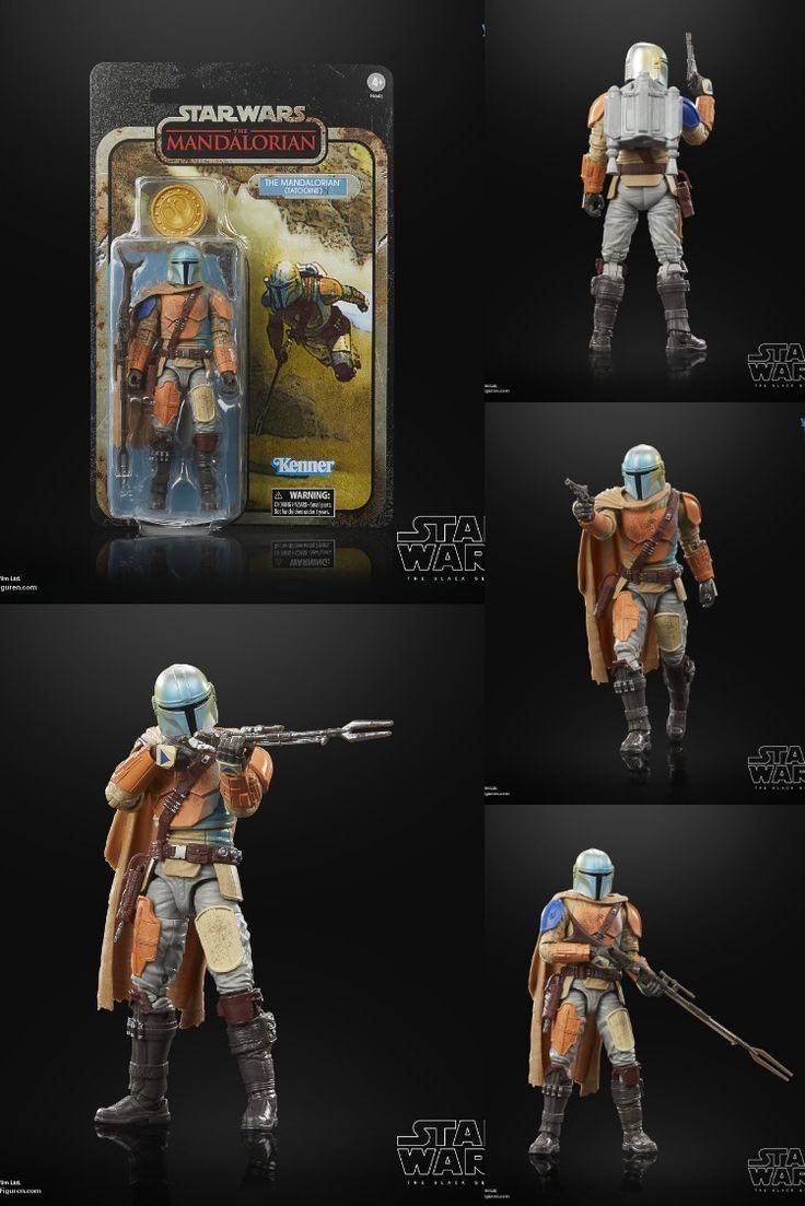 The Mandalorian (Tatooine) - Black Series Credit Collection - Hasbro (Star Wars: The Mandalorian) action figure collectible [Barcode 5010994187880] - Main Image 3