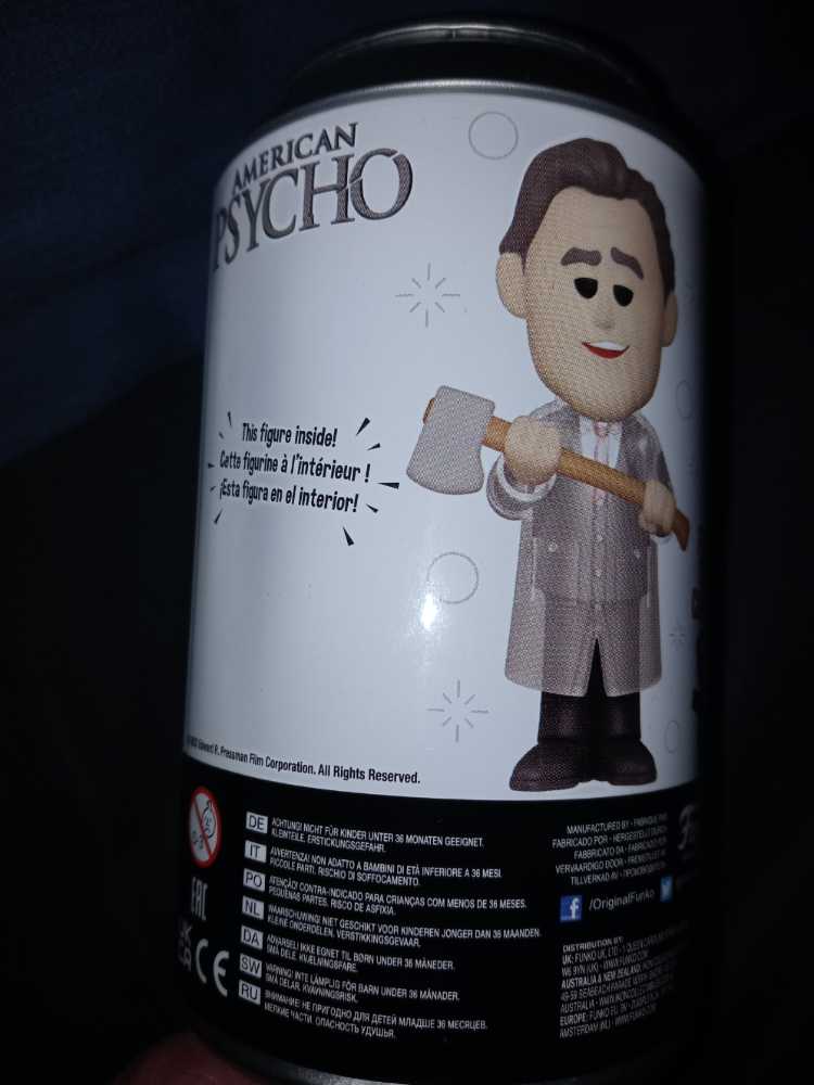 American Psycho: Patrick Bateman  - Funko Soda (American Psycho) (American Psycho) action figure collectible [Barcode 889698652834] - Main Image 2