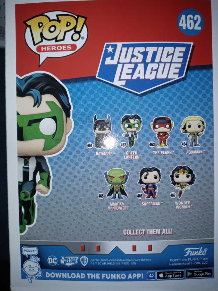 Justice League: Green Lantern - Kyle Rayner #462 - Funko (Justice League) action figure collectible [Barcode 889698666169] - Main Image 2