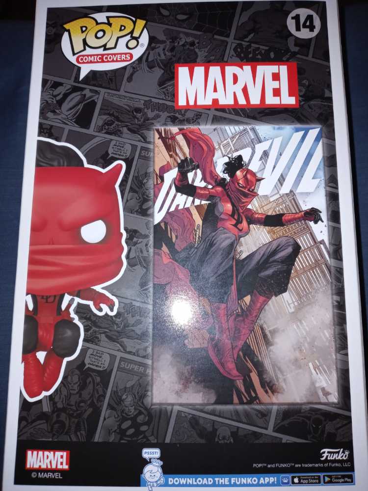 Funko Pop Comic Cover Marvel’s Elektra #14 - Funko (Comic Covers) (Comic Covers (Elektra as DareDevil)) action figure collectible [Barcode 889698657426] - Main Image 2