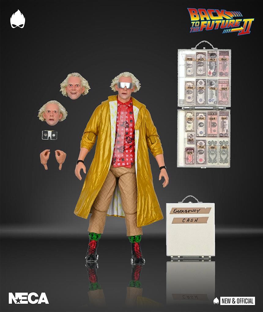 Back To The Future II Ultimate Doc Brown - Neca (Back To The Future) action figure collectible - Main Image 4