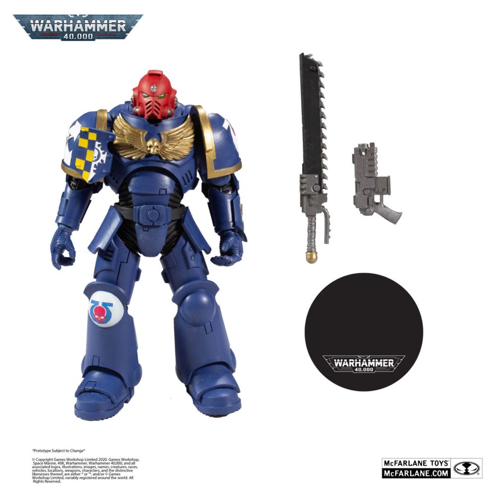 Ultramarine Primaris Assault Intercessor Captain - McFarlane (Warhammer 40K) action figure collectible - Main Image 4