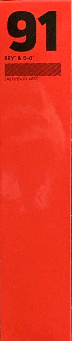 Red - #91 Rey & D-0 - Disney / Hasbro (Star Wars: The Black Series) action figure collectible [Barcode 630509867103] - Main Image 3