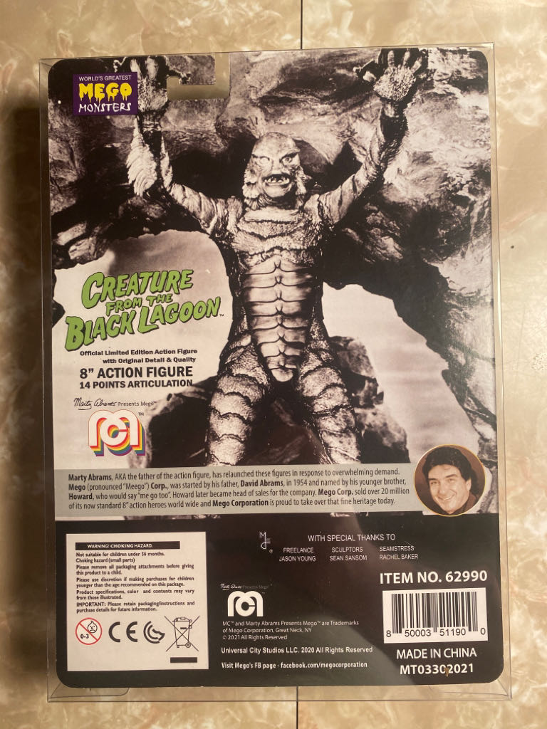 Mego: Creature From The Black Lagoon - Dark Green Version - Mego Corp (Horror) action figure collectible - Main Image 2