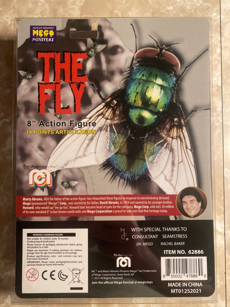 Mego: The Fly Flocked - No Tie - Mego Corp (Legends) action figure collectible - Main Image 2