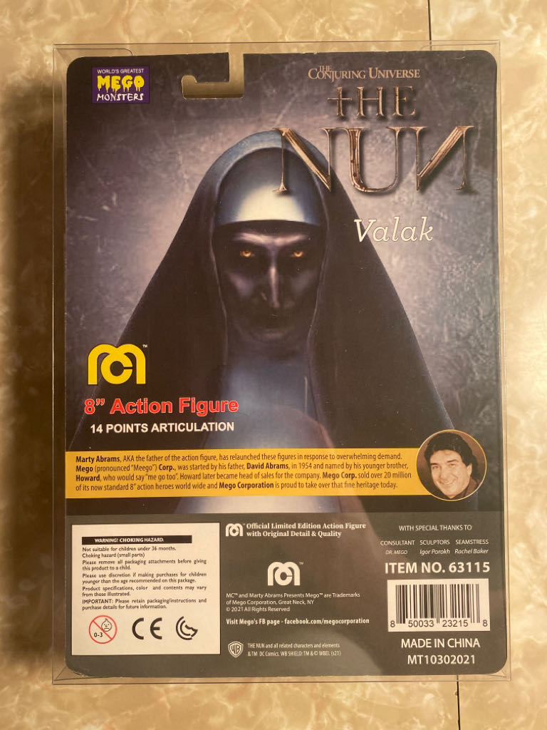 Mego: The Nun - Valak - Closed Mouth - Mego Corp (Horror) action figure collectible - Main Image 2