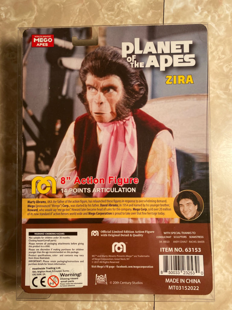 Mego: POTA - European Exclusive - Zara - Mego Corp (Planet Of The Apes) action figure collectible - Main Image 2