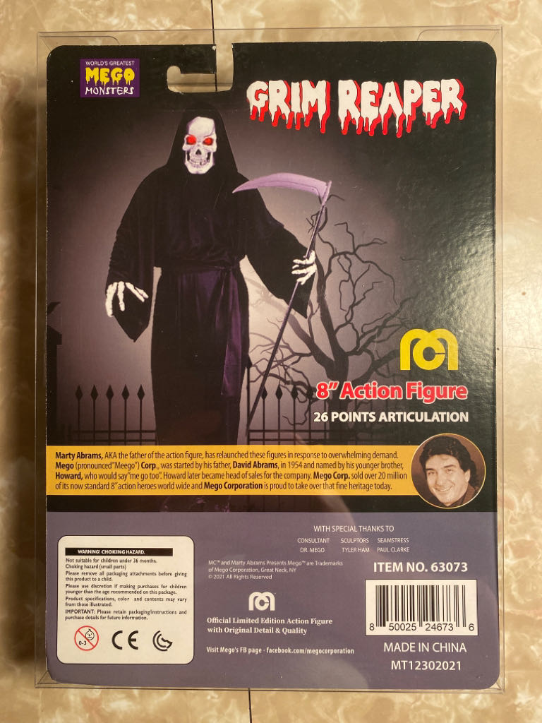 Mego: Topps Exclusive - The Grim Reaper - Mego Corp (Movies) action figure collectible - Main Image 2