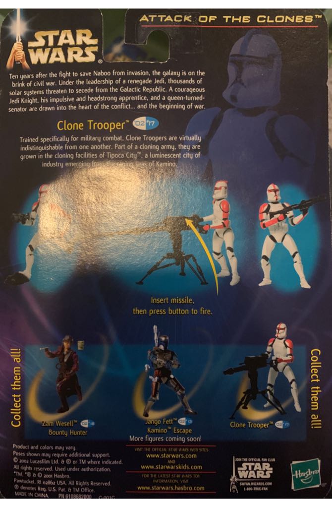 Clone Trooper Attack Of Clones Firing Tripod  (Attack Of The Clones) action figure collectible - Main Image 2