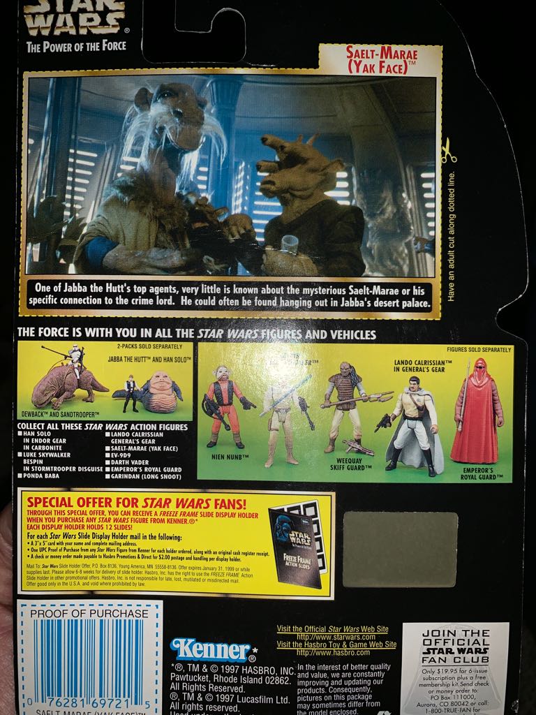 Saelt-marae Freeze Frame  (Power Of The Force) action figure collectible - Main Image 2