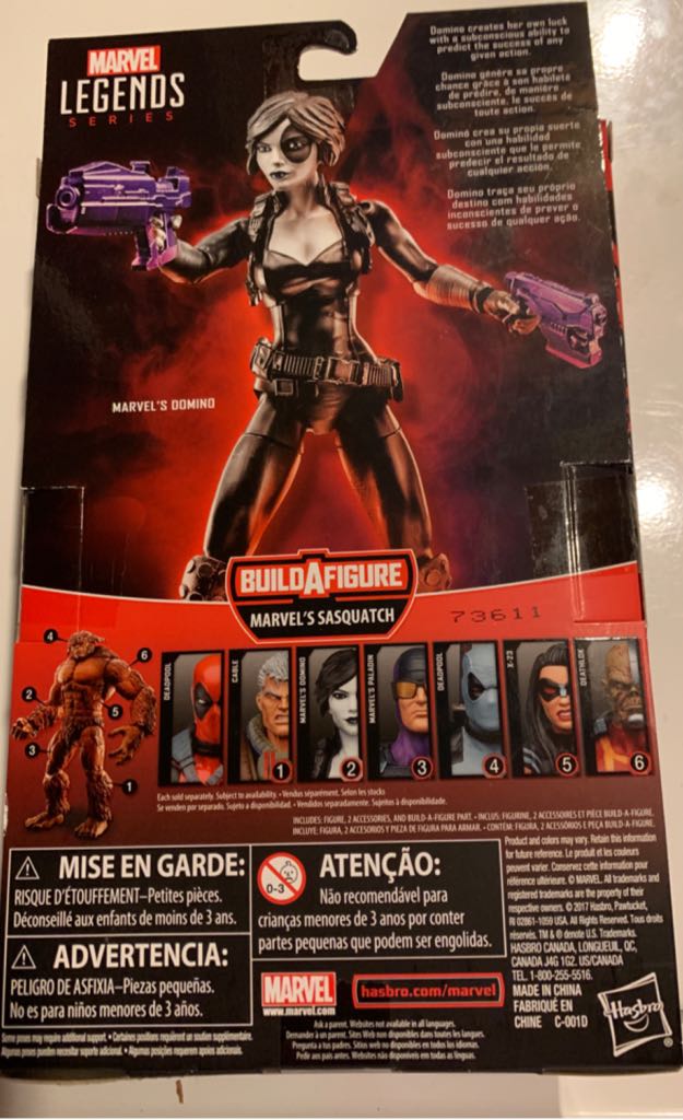 Domino - Hasbro.com/Marvel (Marvel Legends) action figure collectible - Main Image 2