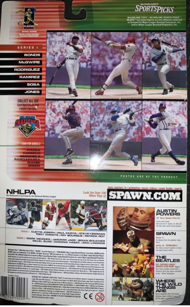 Big League Challenge Sammy Sosa - McFarlane Toys (McFarlane’s Sports Picks) action figure collectible - Main Image 2