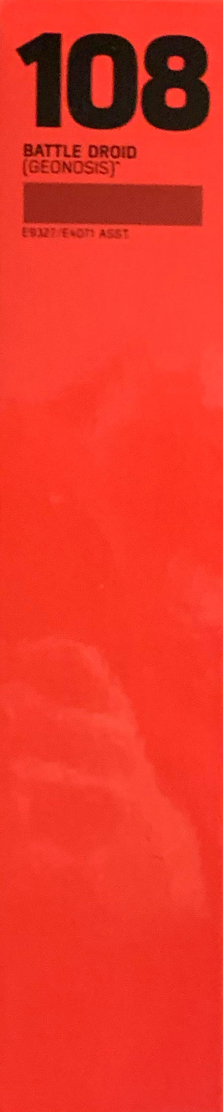 Red Box # 108 Battle Droid (Geonosis) - Disney / Hasbro (Star Wars: The Black Series) action figure collectible [Barcode 630509954018] - Main Image 3