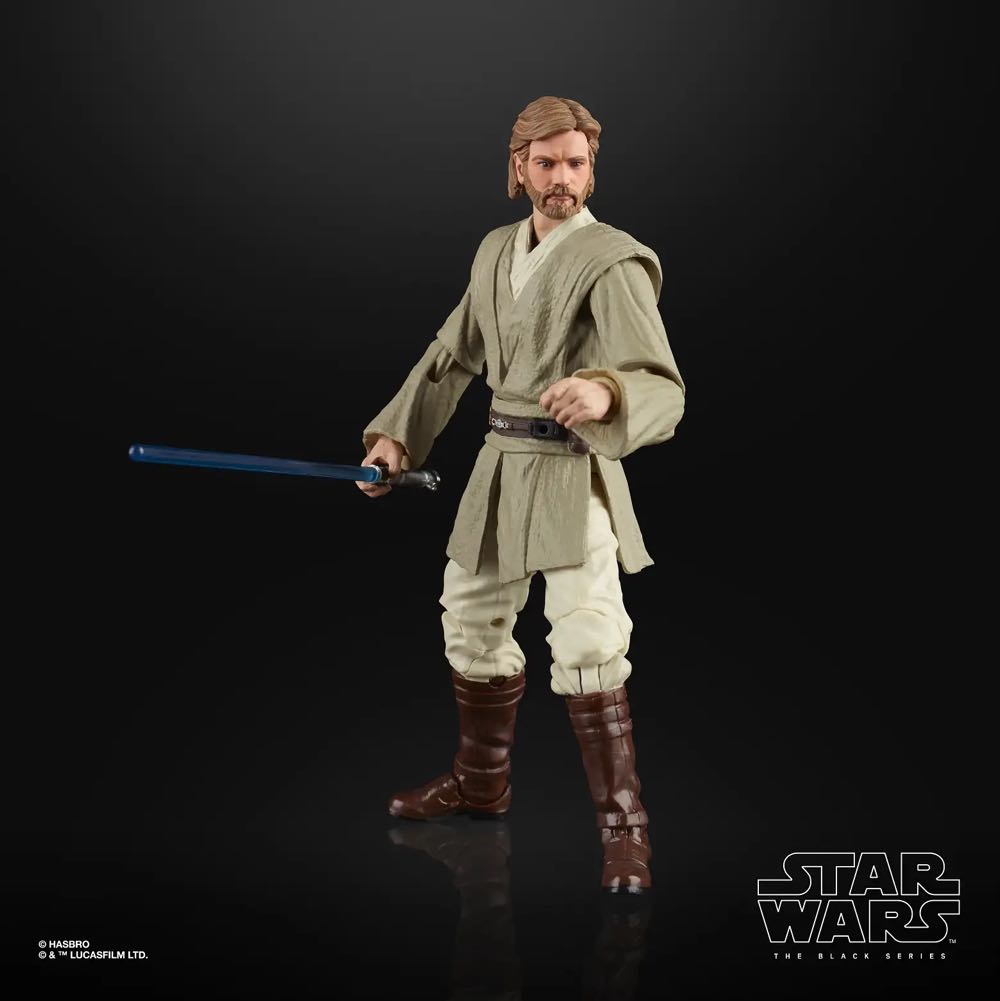 #111 Obi-Wan Kenobi (Jedi Knight) - Disney / Hasbro (Star Wars: The Black Series) action figure collectible [Barcode 630509954056] - Main Image 4
