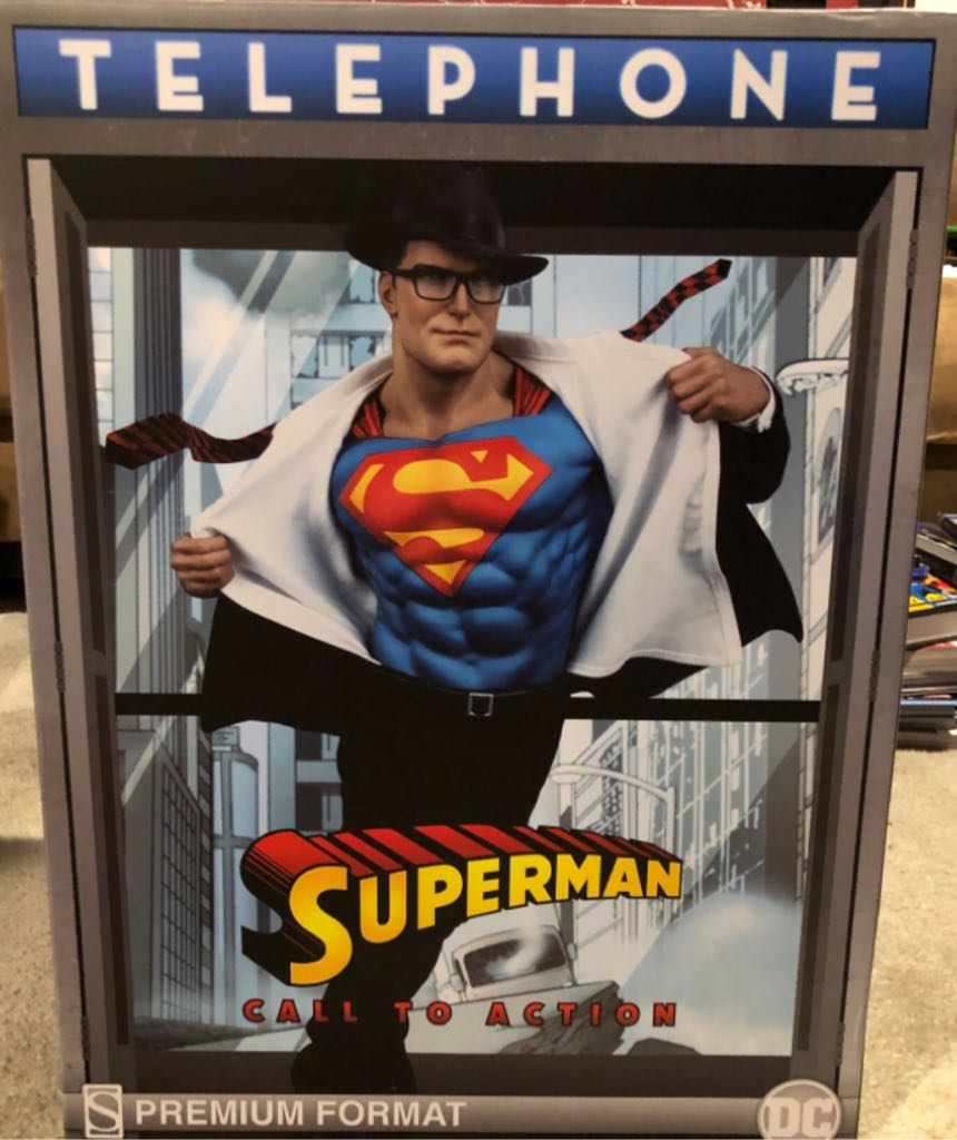 Sideshow Premium Format Superman Call To Action - Sideshow action figure collectible [Barcode 747720240001] - Main Image 1