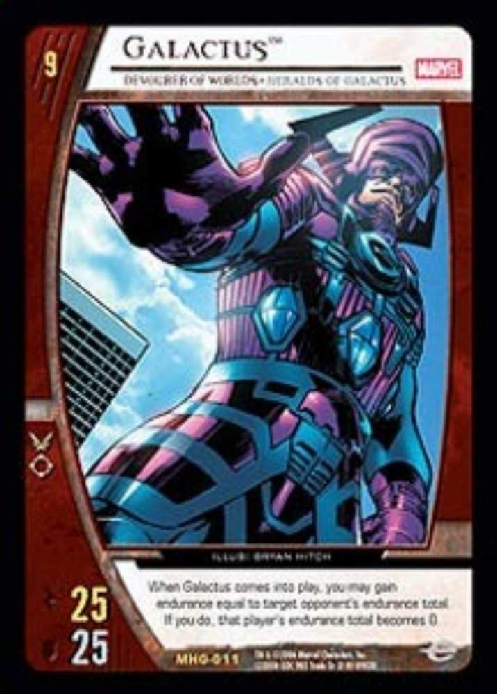 Upper Deck Marvel Tcg The Coming Of Galactus Giant-sized Versus System Deck  action figure collectible [Barcode 053334578387] - Main Image 2