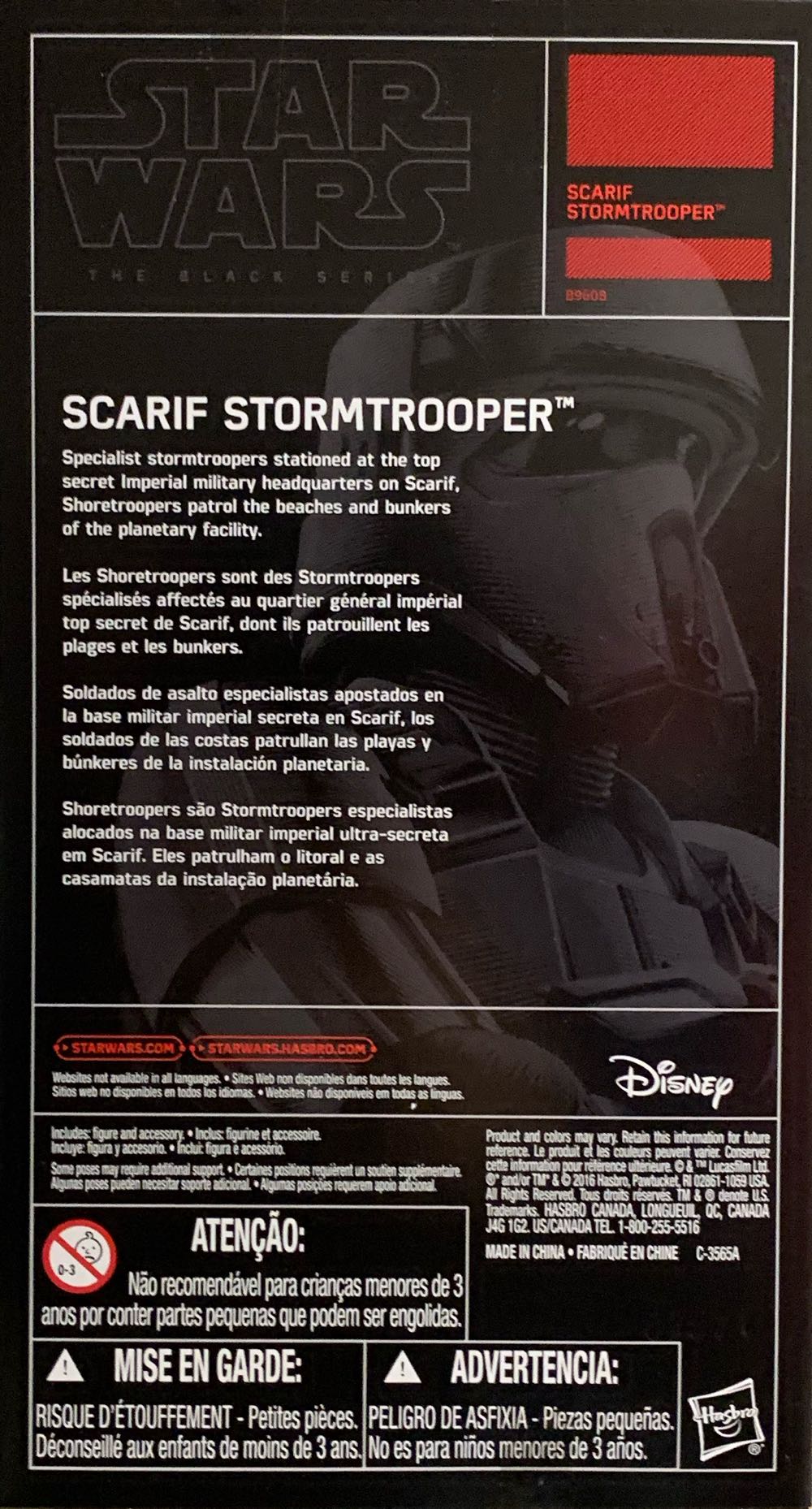 Star Wars The Black Series - Exclusive - Scarif Stormtrooper - Walmart Exclusive - Disney / Hasbro (Star Wars: The Black Series) action figure collectible [Barcode 630509496488] - Main Image 2