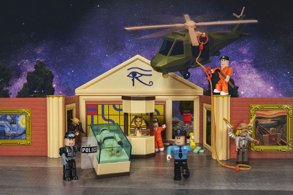 Roblox- Jailbreak: Museum Heist Feature Playset, Singolo, Colore, ROB0288 - PlastiColor (City) action figure collectible [Barcode 191726008897] - Main Image 3
