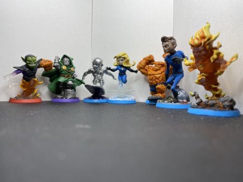 CMON Marvel United Fantastic Four - Spin Master Games (Marvel United) action figure collectible [Barcode 889696005427] - Main Image 2