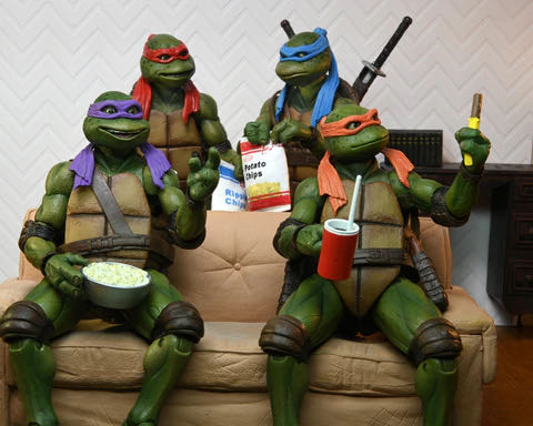 Teenage Mutant Ninja Turtles 2: Secret of the Ooze Accessory Set - NECA, Inc. (Teenage Mutant Ninja Turtles II: The Secret of the Ooze) action figure collectible [Barcode 634482542415] - Main Image 3