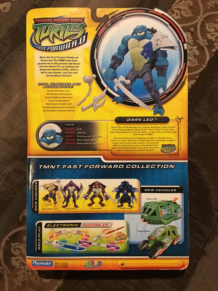 Dark Leo - Playmates Toys (Tmnt Fast Foward) action figure collectible [Barcode 043377548928] - Main Image 2