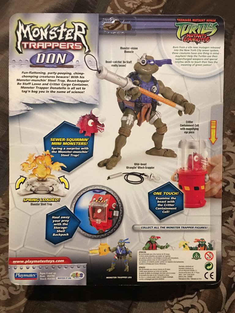 Monster Trapper Don - Playmates Toys (Tmnt Mutants & Monsters) action figure collectible [Barcode 3760064547008] - Main Image 2