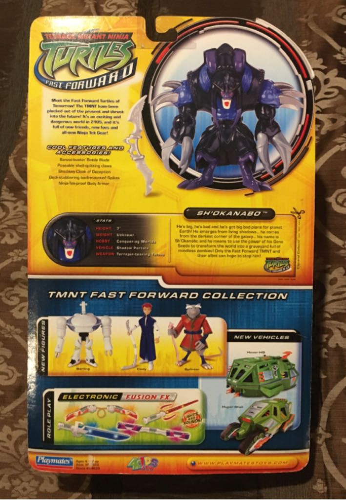 Sh’Okanabo - Playmates Toys (Tmnt Fast Foward) action figure collectible [Barcode 043377548898] - Main Image 2