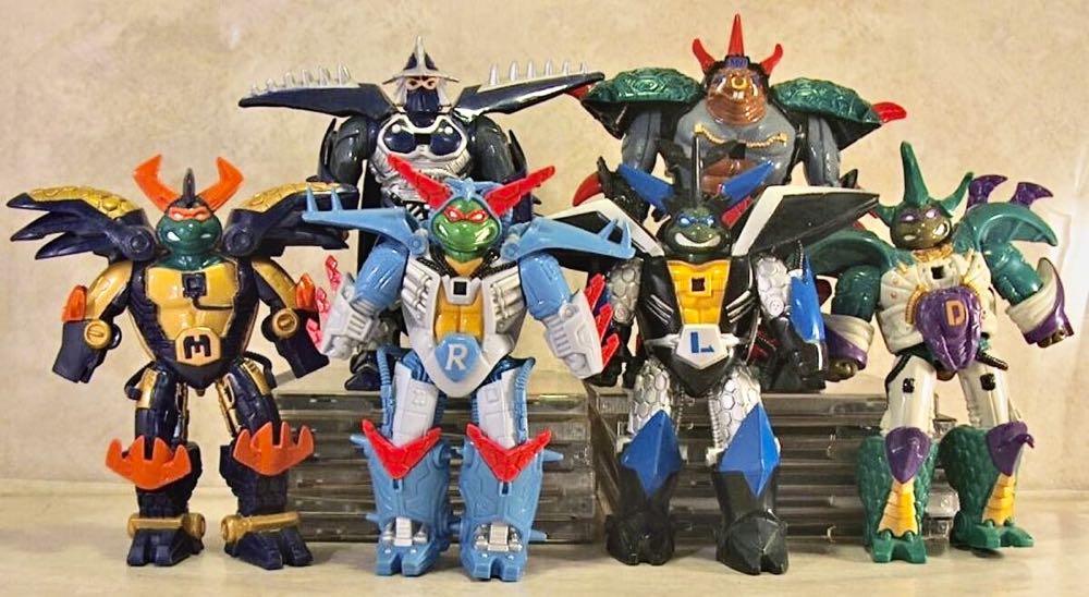 Cyber Samurai: Don “The Mechanized Mauling Mutant!” - Playmates Toys (TMNT Cyber Samurai) action figure collectible [Barcode 043377030041] - Main Image 4